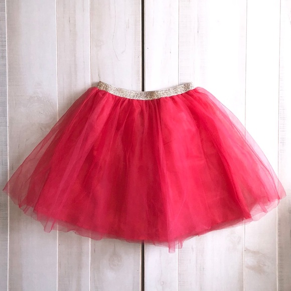 Crazy 8 Other - Girls 10/12 Pink Punch Sparkle Tutu Skirt